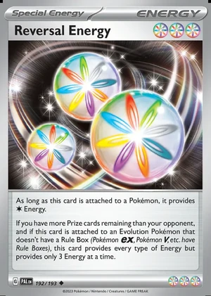 Reversal Energy 192/193, Print with "Play! Pokémon" stamp, card art reference