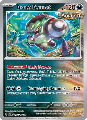 Brute Bonnet 123/182, Cosmos Holofoil, card art reference