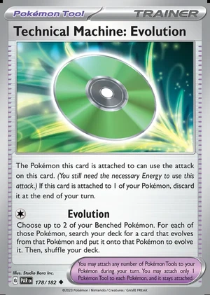 Technical Machine: Evolution 178/182, Print with "Play! Pokémon" stamp, card art reference