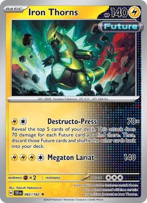 Iron Thorns 062/162, Cosmos Holofoil, card art reference