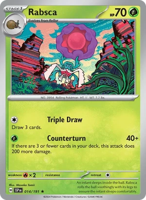 Rabsca 014/191, Non Holo, card art reference