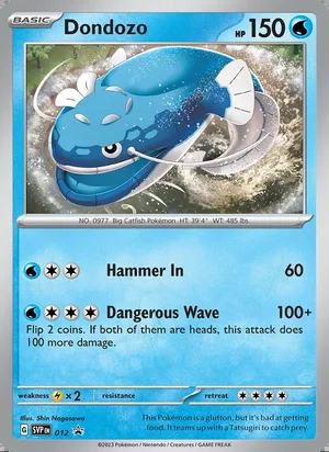 Dondozo #012, SWSH Black Star Holo, TCGdex reference