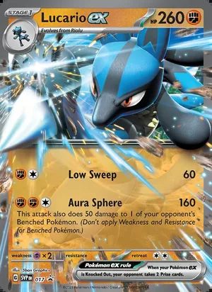 Lucario ex #017, SWSH Black Star Holo, TCGdex reference