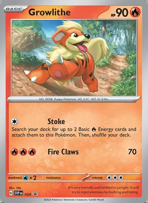 Growlithe #024, SWSH Black Star Holo, TCGdex reference