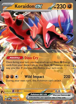 Koraidon ex #029, SWSH Black Star Holo, TCGdex reference