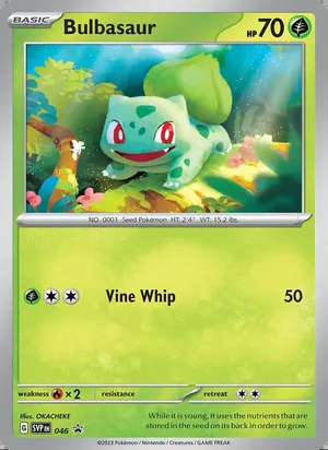 Bulbasaur #046, SWSH Black Star Holo, TCGdex reference