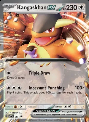 Kangaskhan ex #055, SWSH Black Star Holo, TCGdex reference