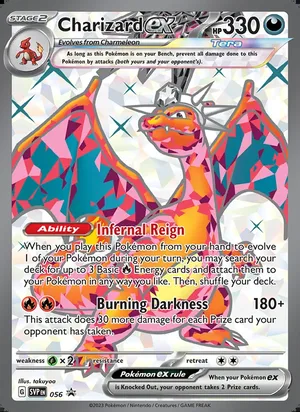 Charizard ex #056, SWSH Black Star Holo, TCGdex reference