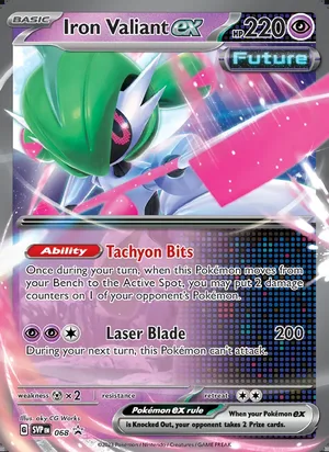 Iron Valiant ex #068, SWSH Black Star Holo, TCGdex reference