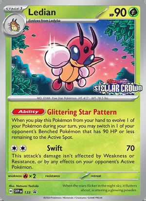 Ledian 133, prerelease base reference scan