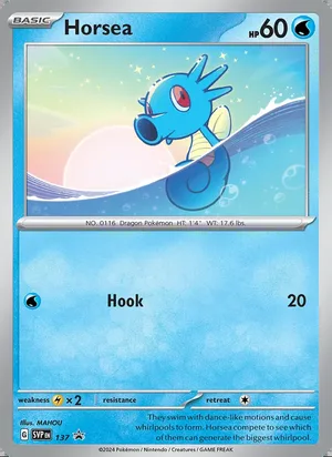 Horsea #137, SWSH Black Star Holo, TCGdex reference
