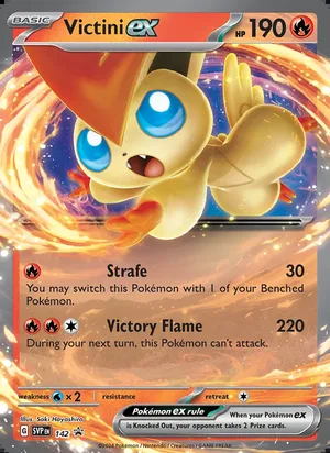 Victini ex #142, SWSH Black Star Holo, TCGdex reference