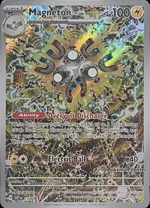 Magneton #159, English Pokemon Center stamped promo reference image