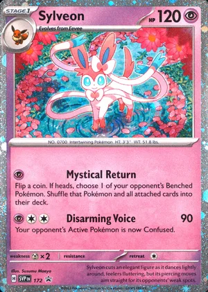 Sylveon #172, SWSH Black Star Holo, TCGdex reference