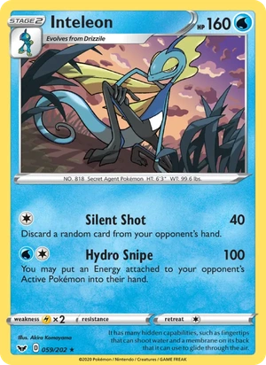 Inteleon 059/202, Cracked Ice Holofoil, card art reference