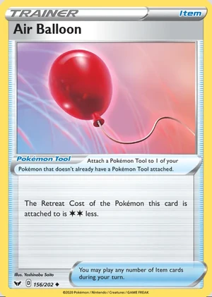 Air Balloon 156/202, Print with "Play! Pokémon" stamp, card art reference