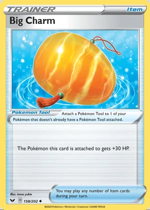 Big Charm 158/202, Print with "Play! Pokémon" stamp, card art reference