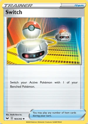 Switch 183/202, Print with "Play! Pokémon" stamp, card art reference