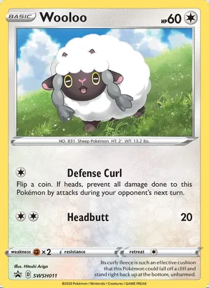 Wooloo #SWSH011, SWSH Black Star Holo, TCGdex reference