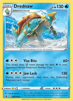 Drednaw #SWSH047, SWSH Black Star Holo, TCGdex reference