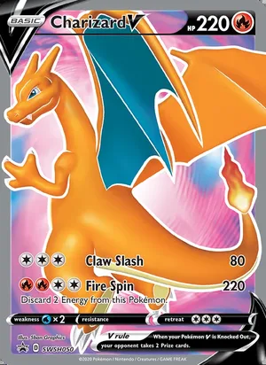 Charizard V #SWSH050, SWSH Black Star Holo, TCGdex reference
