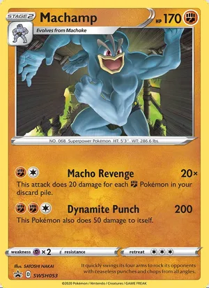 Machamp #SWSH053, SWSH Black Star Holo, TCGdex reference