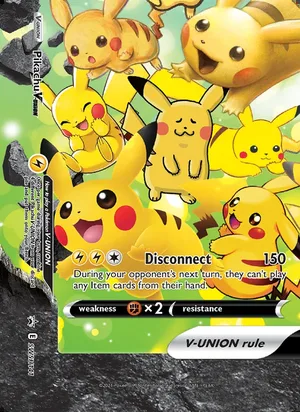 Pikachu V-UNION #SWSH141, SWSH Black Star Holo, TCGdex reference