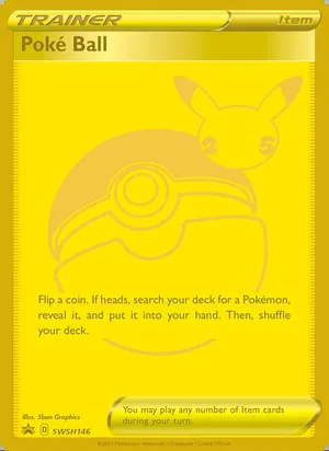 Poké Ball #SWSH146, SWSH Black Star Holo, TCGdex reference