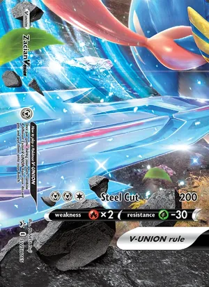 Zacian V-UNION #SWSH165, SWSH Black Star Holo, TCGdex reference