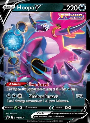 Hoopa V #SWSH176, SWSH Black Star Holo, TCGdex reference