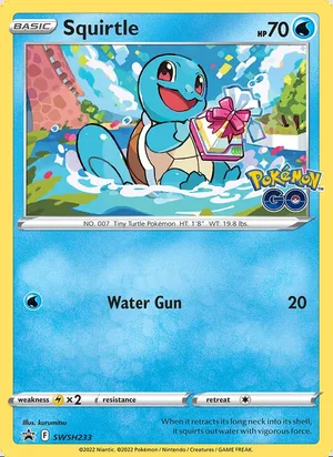 Squirtle #SWSH233, SWSH Black Star Holo, TCGdex reference