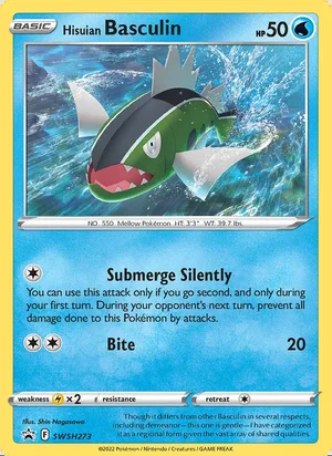 Hisuian Basculin #SWSH273, SWSH Black Star Holo, TCGdex reference