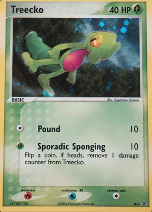 Treecko #016, Nintendo Black Star Cosmos Holo, PSA cert 120862834 reference placeholder