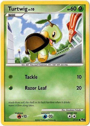 Turtwig 17, Non Holo, Bulbapedia reference scan
