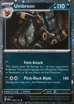 Umbreon 059/131, Cosmos Holofoil, owner-provided image