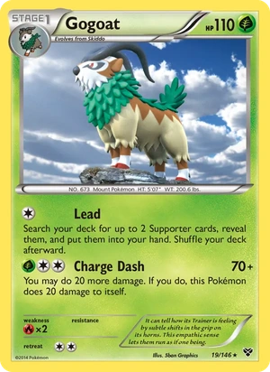 Gogoat 019/146, Cosmos Holofoil, card art reference