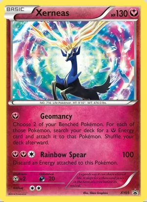 Xerneas #XY05, XY Black Star Holo, TCGdex reference