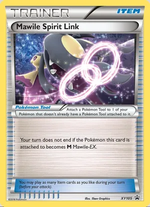 Mawile Spirit Link #XY105, XY Black Star Non Holo, TCGdex reference