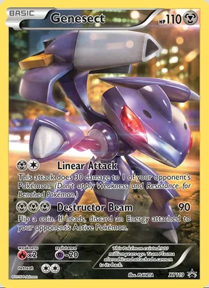 Genesect #XY119, XY Black Star Holo, TCGdex reference