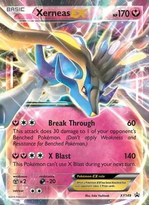 Xerneas EX #XY149, XY Black Star Holo, TCGdex reference