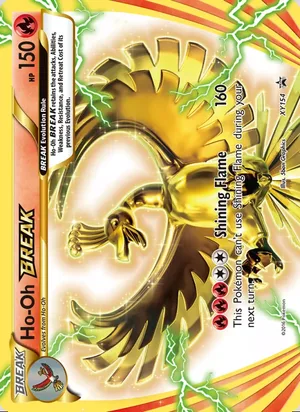 Ho-Oh BREAK #XY154, XY Black Star Holo, TCGdex reference