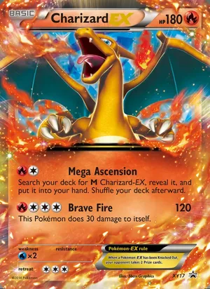Charizard EX #XY17, XY Black Star Holo, TCGdex reference