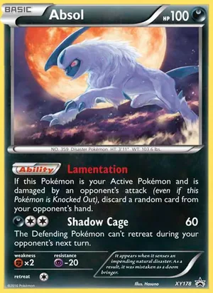 Absol #XY178, XY Black Star Holo, TCGdex reference