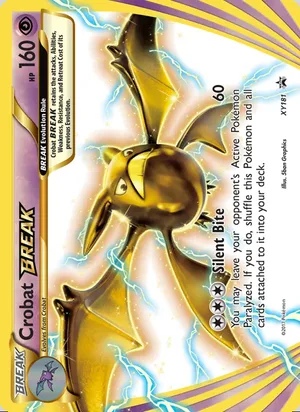 Crobat BREAK #XY181, XY Black Star Holo, TCGdex reference