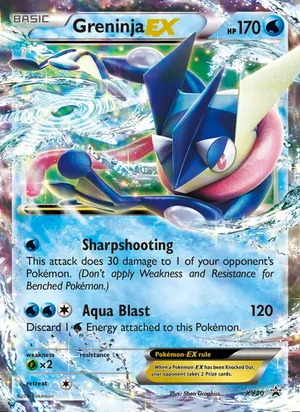 Greninja EX #XY20, XY Black Star Holo, TCGdex reference
