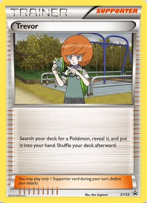 Trevor #XY33, XY Black Star Non Holo, TCGdex reference
