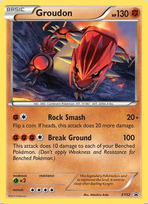 Groudon #XY52, XY Black Star Holo, TCGdex reference