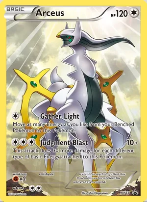 Arceus #XY83, XY Black Star Holo, TCGdex reference