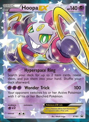 Hoopa EX #XY85, XY Black Star Holo, TCGdex reference