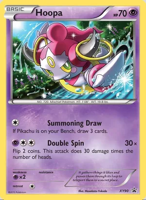 Hoopa #XY90, XY Black Star Holo, TCGdex reference